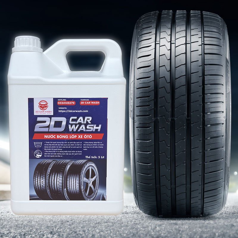 CAN 5LÍT BÓNG LỐP 2DCARWASH