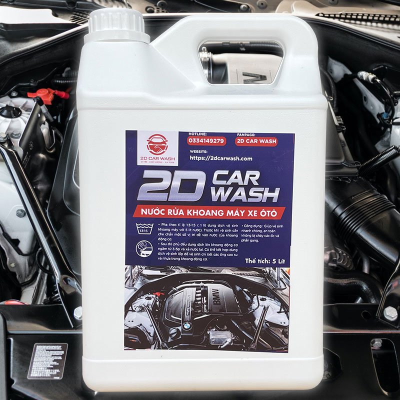 CAN 10 lít Nước rửa khoang máy 2DCARWASH